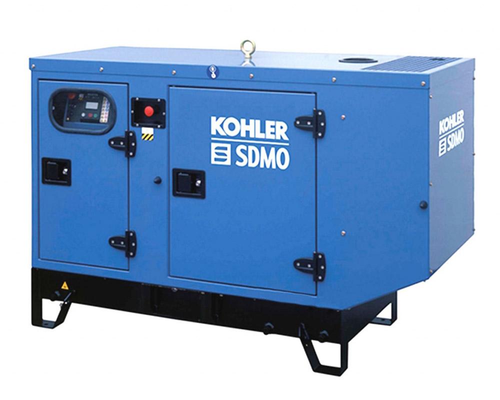 Дизельный генератор KOHLER-SDMO K27 в кожухе на шасси KDI2504TM