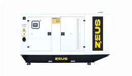 Дизельный генератор Zeus AD16-T400R в кожухе на шасси с АВР 485DB