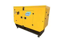 Дизельный генератор ETVEL ED-138R в кожухе на шасси R6105AZLD