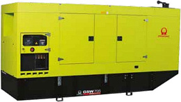 Дизельный генератор Pramac GSW780V в кожухе TWD1645GE