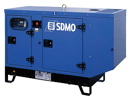 Дизельный генератор KOHLER-SDMO K26M в кожухе на шасси с АВР KDI2504TM-30
