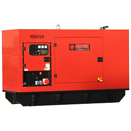 Дизельный генератор EUROPOWER EPS 100 TDE в кожухе на шасси TAD531GE